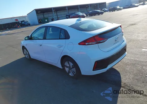 2019 Hyundai Ioniq Hybrid Blue из США, поврежденный, VIN KMHC65LC5KU156704